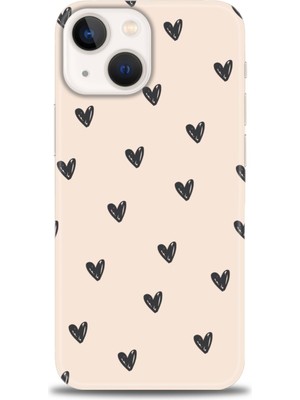 gmotp iPhone 14 Plus Kılıf Hd Baskılı - Minik Kalpler