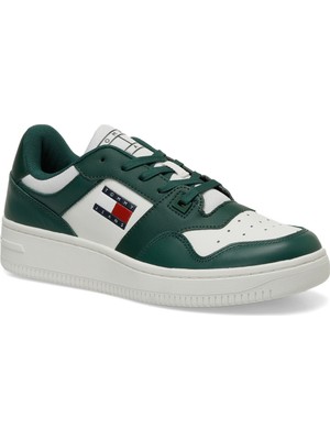 Tommy Hilfiger Tjm Retro Basket Ess Yeşil Erkek Sneaker