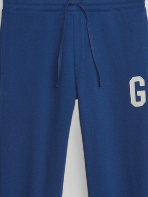 Gap Erkek Mavi Logo Fleece Jogger Eşofman Altı