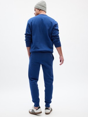 Gap Erkek Mavi Logo Fleece Jogger Eşofman Altı