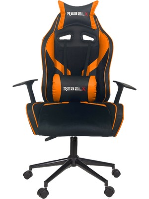Rebelx Oyuncu Koltuğu Basic Krom Ayak Turuncu Renk