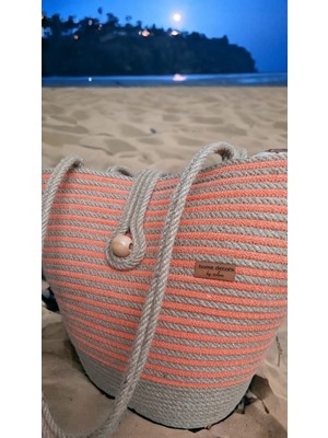 Home Decors By Özlem Hasır Çanta Omuz Çantası Plaj Çantası El Emeği Handmade Tasarım Tarz Yaz MODA-30CMX40-42CM