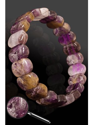 Tesbih Atölyesi Rolex Model Ametist Taşı Bileklik