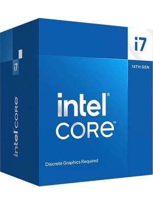 Intel Core i7 14700F 2,1 GHz 33 MB Cache 1700 Pin İşlemci 20 Çekirdek 28 İş Parçacığı 14.Nesil
