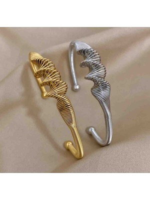 Didams Accessories Gümüş ve Gold Renk Seçeneği Ile Kelepçe