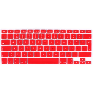 Hk Teknoloji Macbook Air 13.3' A1466 - A1369 Uyumlu Q Silikon Klavye Koruyucu Türkçe