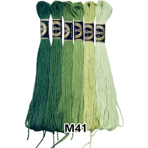 Muline Etamin Koton Nakış Ipi Ipliği 6 Adetli Set