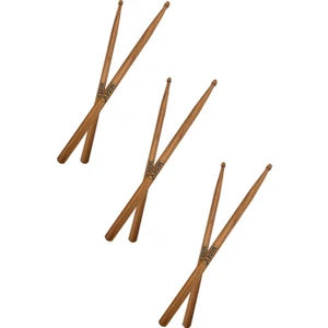 OAK-110-5A-3X Ahşap Meşe Ağacı Bateri Davul Bageti 5A Drumsticks - 3 Çift