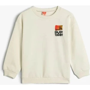 Erkek Bebek Sweatshirt Ekru 4WMB10408TK