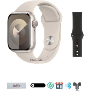 H13 Pro+ Plus 1gb Hafızalı Aksesuar Bağlantılı Müzik Yüklenebilir Watch 10 Akıllı Saat