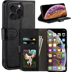 M.TK Moveteck Apple Iphone 14 Pro Max Kılıf Tam Kaplar Deri Dokulu Kapaklı Kartvizit Bölmeli Cüzdan Standlı Kopçalı Kartlıklı Dikişli 360 Kapak Zırh Tank Delüxe Kart Bölmeli Leather Skin