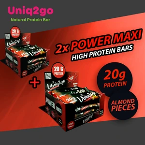Power Almond Maxibar 65 gr Protein Bar % 30 Protein x 2 Kutu 24