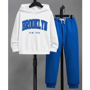 Kids Face Şardonlu Modern Kız Çocuk Eşofman Takımı