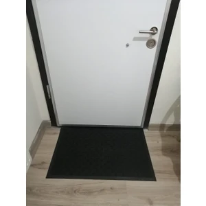 T&b Home Dekoratif Yıkanabilir Siyah Dış Kapı Önü Paspası Tuna Modeliyle Bu Ebatlarda Tekiz 60X90