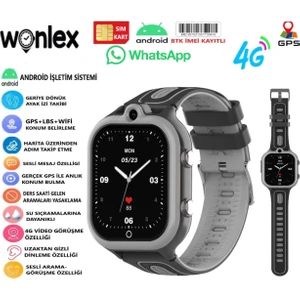Sim Kartlı 4g Görüntülü Gerçek Gps Özellikli Akıllı Çocuk Saati 