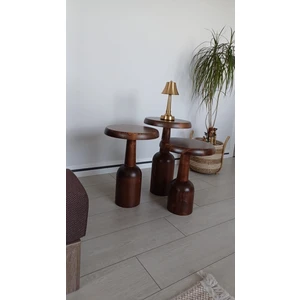 Ürgüp Mantar Sehpa 3'lü Set (43 48 53 Cm)