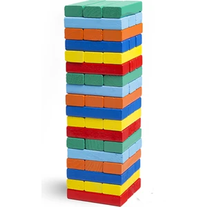 snrby SNR Renkli Denge(Jenga) Oyunu 54 Parça Orta Boy