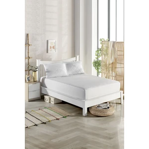 180X200 Battal Boy Mikrofiber Kapitoneli Fitted Çarşaflı Alez Yatak Koruyucu