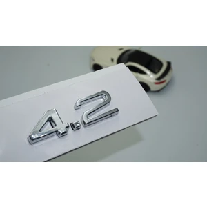 Dk Tuning Audi 4.2 A3 A4 A6 A5 A7 A8 Bagaj Krom Abs 3m 3D Yazı Logo