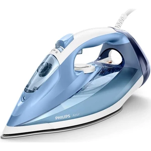 Azur GC4532/20 Buharlı Ütü 180G Şok Buhar, 2400W & Steamglide Taban – Mavi/beyaz