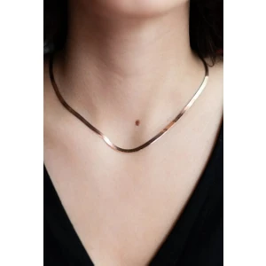 Yleaf Ezme Zincir Italyan Zincir Kolye Kadın Kolye