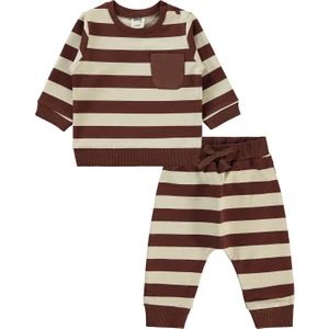 Civil Baby Erkek Bebek Takım 6-18 Ay Çikolata Kahve