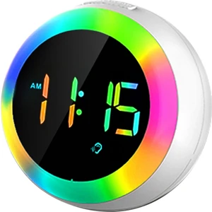 Çocuklar Için Çalar Saat, Çift Alarm Ayarı, Ayarlanabilir Parlaklık Gece Lambası, Sesle Etkinleşen, Uyandırma Çalar Saat, Çocuklar Için (Yurt Dışından)