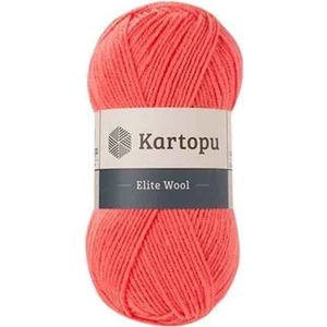 Elite Wool K1212 Turuncu %49 Yün Örgü Ipi Kazak & Süveter & Hırka & Yelek Kışlık Örgü Ipi