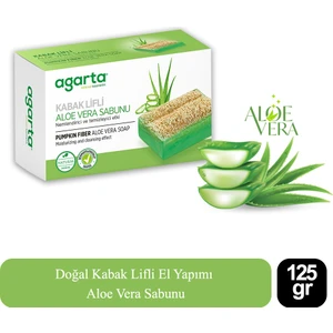 2 Li Kabak Lifli Aloe Vera Sabunu 125 Gr