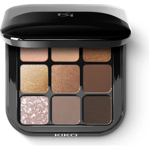 Kikomilano Göz Farı Paleti - New Glamour Multi Finish Eyeshadow Palette 01 Earth Tones