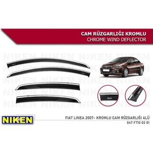 Fiat Linea 2007- Kromlu Cam Rüzgarlığı