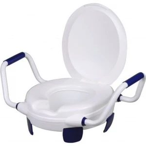 Yerli Klozet Yükseltici Kapaklı Kulplu