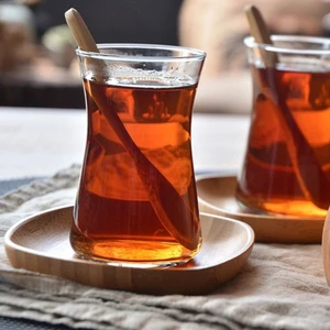 BAMBUM SİLVA / 6 Parçalı Kare Çay Tabağı