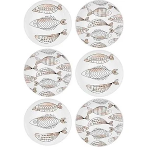 The Mia Wish Pasta Tabağı 6lı Set 19Cm