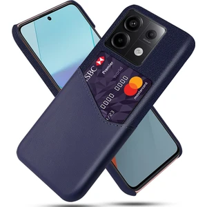 LR Joyful Xiaomi Redmi Note 13 Pro 5g Kumaş+Pu Deri+Pc Telefon Koruyucu Kapak Kart Yuvası (Yurt Dışından)