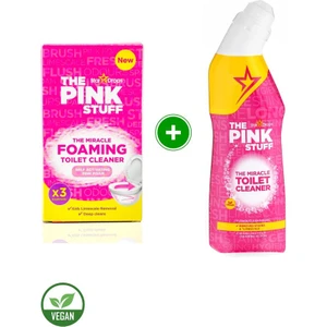 The Pink Stuff Mucizevi Tuvalet Temizleyici 750ML + Köpüren Tuvalet Temizleyici 3 Adet