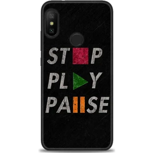 Xiaomi Mi A2 Lite Kılıf Hd Baskılı Kılıf - Stop Play