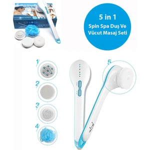 Spin Spa Vücut Masaj ve Temizleme Duş Seti 5 Başlıklı