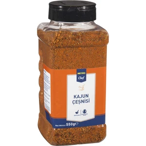 Metro Chef Kajun Çeşnisi 550 gr Mutfak Şef Pasta Tatlı Tuzlu Baharat