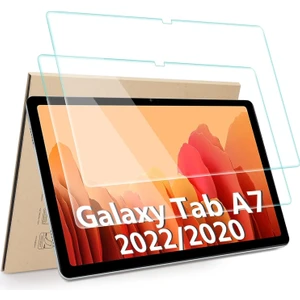 M.TK Moveteck Samsung Galaxy Tab A7 10.4 Inç SM-T500 - T505 Uyumlu Ekran Koruyucu Şeffaf Cam Nano Esnek Kırılmaz Ekran Camı Tam Kaplama Tablet Ekran Koruyucu Cam