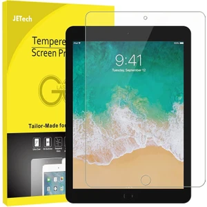 M.TK Moveteck Apple Ipad Pro 12.9 Inç 2015 2017 Uyumlu Ekran Koruyucu Şeffaf Cam Nano Esnek Kırılmaz Ekran Camı Tam Kaplama Tablet Ekran Koruyucu Cam