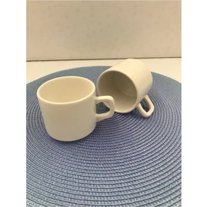 8 cm Stackable Çay Fincanı Beyaz 2 Li