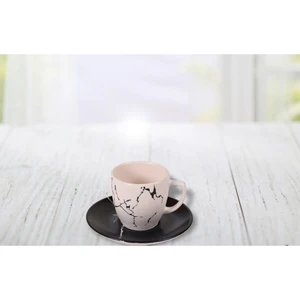 Mat Renkli Kahve Fincan Takımı 6 Kişilik 12 Parça