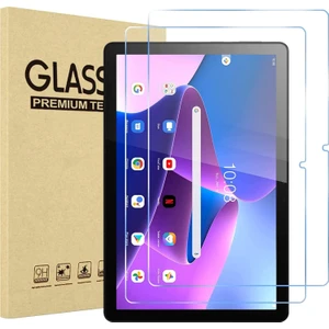 M.TK Moveteck Lenova Tab M10 10.1 Inç TB-328FU - TB-328X 3. Nesil Uyumlu Ekran Koruyucu Şeffaf Cam Nano Esnek Kırılmaz Ekran Camı Tam Kaplama Tablet Ekran Koruyucu Cam