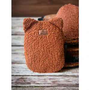 Koko Patik Kiremit Rengi Teddy Orta Boy Kreş Çantası
