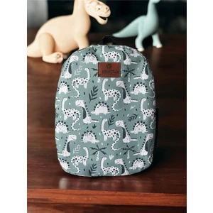 Koko Patik Yeşil Dino Desen Orta Boy Kreş Çantası