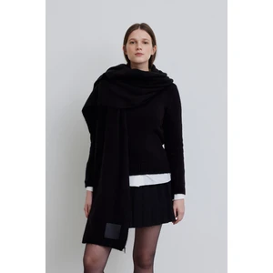 Cozy Yumuşak Dokulu Atkı Siyah