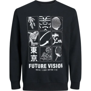 Jack & Jones Jcocontour Erkek Sweatshirt 12247309 12247309001