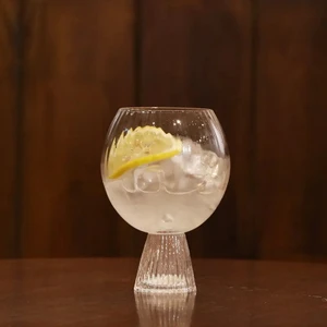 Elite Çeyiz Avm Cam Ayaklı Kahve ve Sunum Bardağı 350ML.  Isıya Dayanıklı Borosilikat Cam Ayaklı Origami Stil Bardak ve Kase