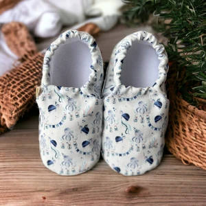 Koko Patik Mavi Deniz Serüveni Organik Pamuk Kreş-Ev Patiği